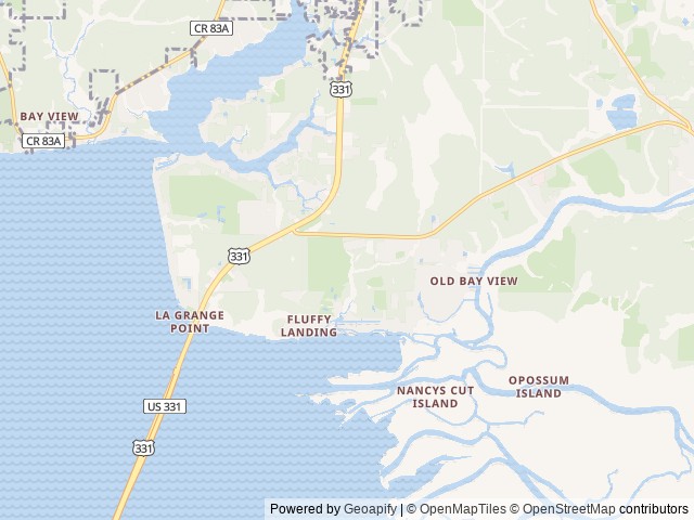 Map for 2025 Zinger Lite near Freeport, AL