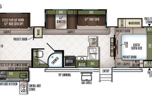 2018 Forest River RV Flagstaff Classic Super Lite 832BHDS