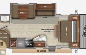 27 ft Jay Flight 267 BHS Travel Trailer