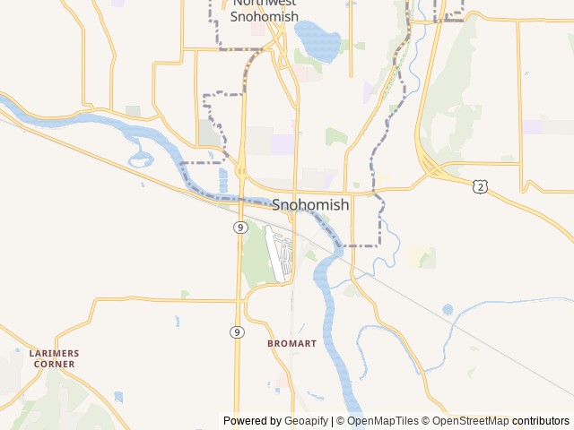 Map for 2021 Coleman-Fully Loaded Glamping Travel Trailer! near Kent, WA