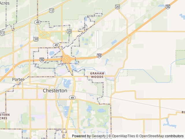 Map for 2017 Jayco Jay Flight 32BHDS near Chesterton, IL