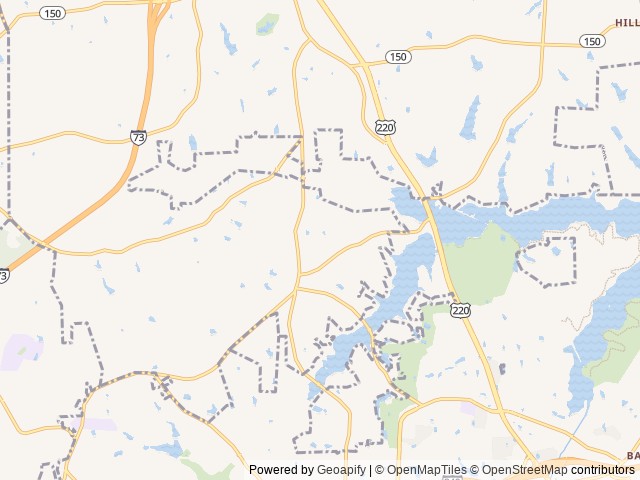 Map for 2025 Zoomies Campers Eagle Nest near Summerfield, NC