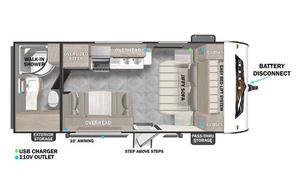 2023 Wildwood X-Lite 171RBXL RV rental photo 2
