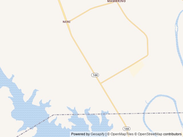 Map of Lone Star RV Ranch location at Granbury, TX, United States
