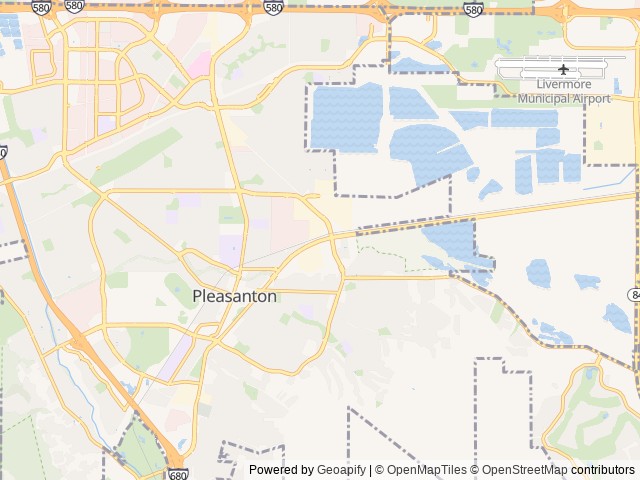 Map for Sleeps 6 | Lightweight | Camping or Temporary Stay near Pleasanton, CA