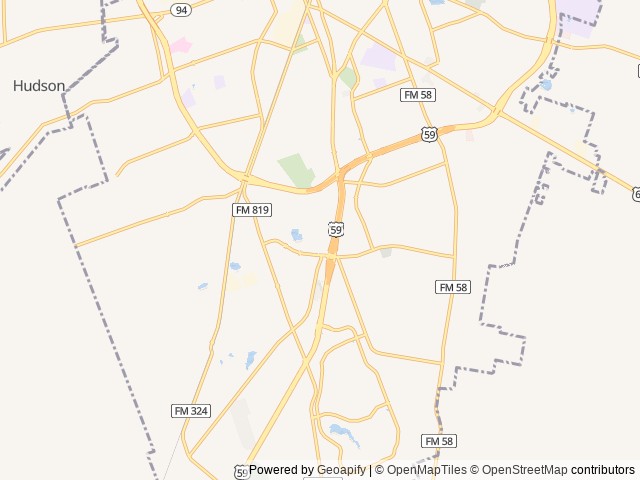 Map for Mallam near Lufkin, LA