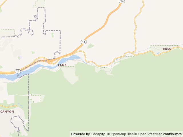 Map of Rivers End RV Park location at Santa Clarita, CA, United States