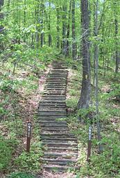 Ice Age Trail at Spearhead Point campground