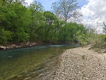 Swimming and fishing access near the Carver Campground and boat launch. 