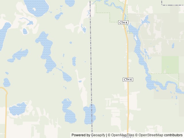 Map of Dan’s Outpost & Campground location at Trego, WI, United States