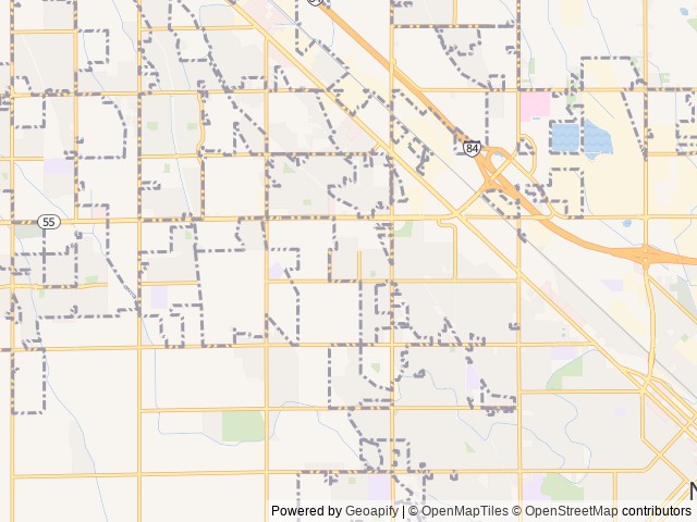 Map for 10-Person Jayco Redhawk 31F Vacation near Nampa, ID
