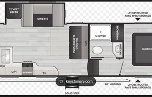 "Roosevelt" 2024 Keystone RV Cougar Sport 2700BH