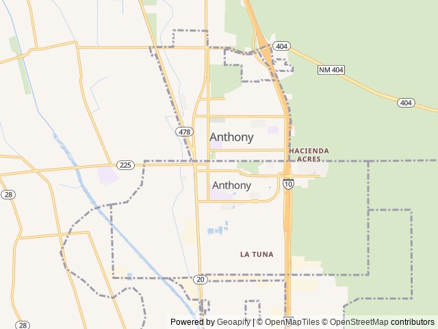 Map for family size 2 bedroom Spacious Luxury Fifth Wheel near Anthony, TX