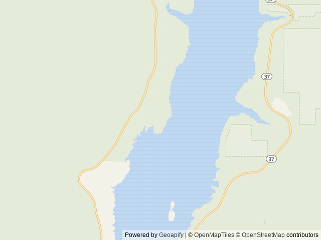 Map of Mcgillivray Campground (MT) location at Libby, MT, United States