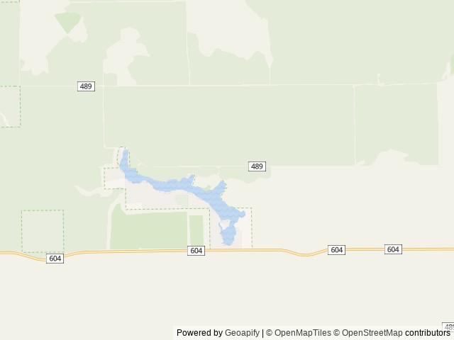 Map of Mack Lake Orv Campground location at Mio, MI, United States