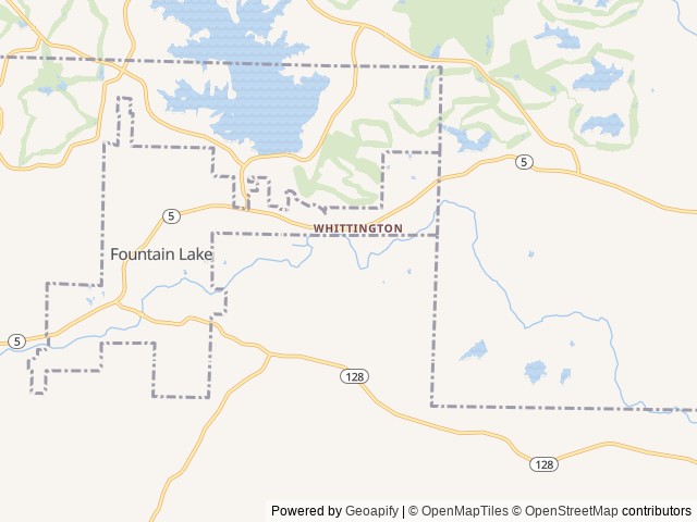 Map of River's Edge RV Park location at Hot Springs, AR, United States