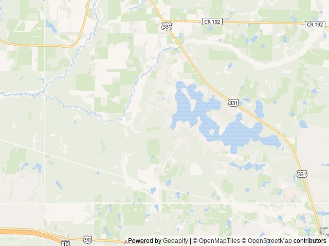 Map for 2019 Coachmen RV Chaparral 373MBRB near DeFuniak Springs, AL