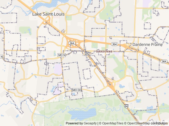 Map for 2026 Jayco Greyhawk 29MV near Dardenne Prairie, MO
