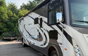 The 2 bathroom RV. No more waiting in line.