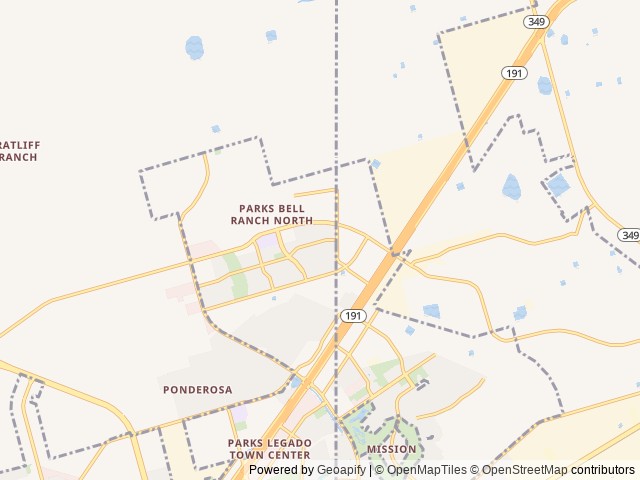 Map for Permian Basin Deliverable Motorhome near Gardendale, TX