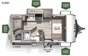 2021 Forest River RV Flagstaff E-Pro 16BH