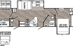 Great kids camper! 2 Baths & Washer! Sleeps 9+