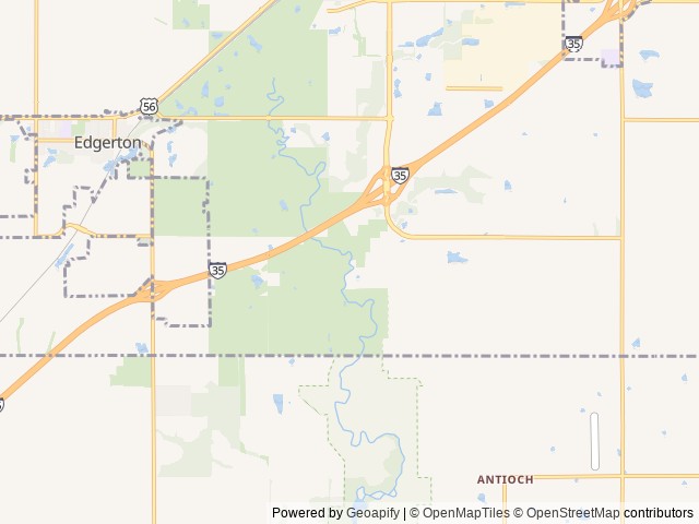 Map for 2020 Forest River RV Vibe 33BH near Edgerton, MO