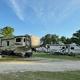 Spacious full-hookup RV sites at Kampers Lodge RV Park in Wilson, North Carolina