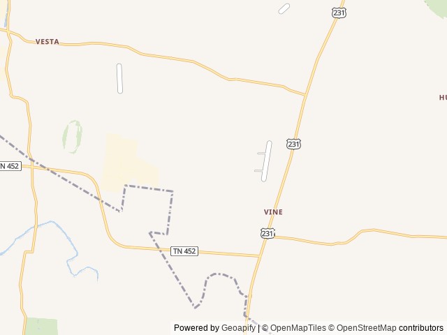 Map for Lu&Ry's 2021 Puma bunkhouse near Lebanon, TN