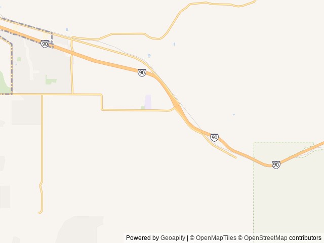 Map of Bear Canyon Campground location at Bozeman, MT, United States