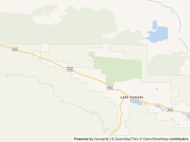 Map of Quail Run Ranch location at Lake Hughes, CA, United States