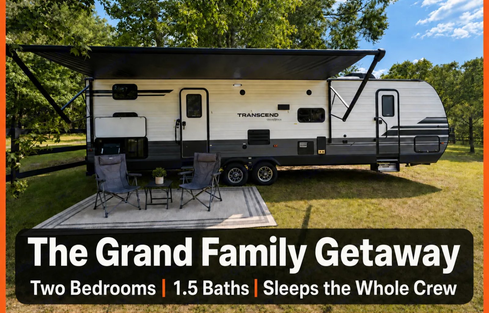 Grand Family Getaway | Two Bedrooms | 1.5 baths