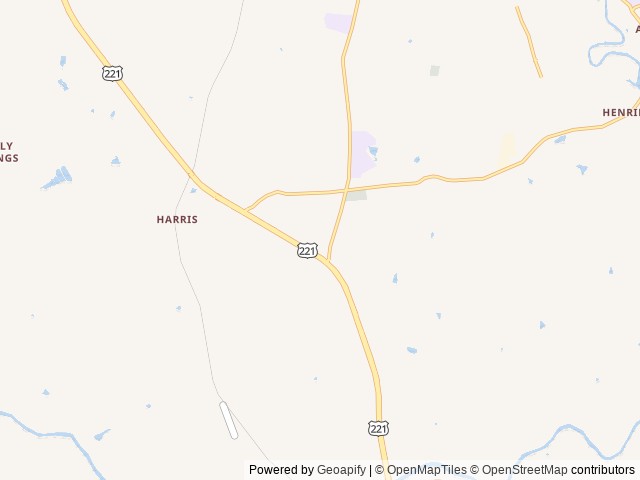 Map of Yates RV Resort location at Forest City, NC, United States