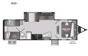 2021 Cruiser Radiance Ultra Lite 28QD RV rental photo 2