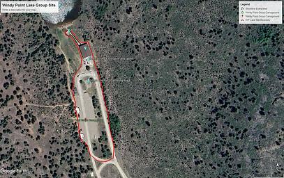 Windy Point lake Group Site Boundaries