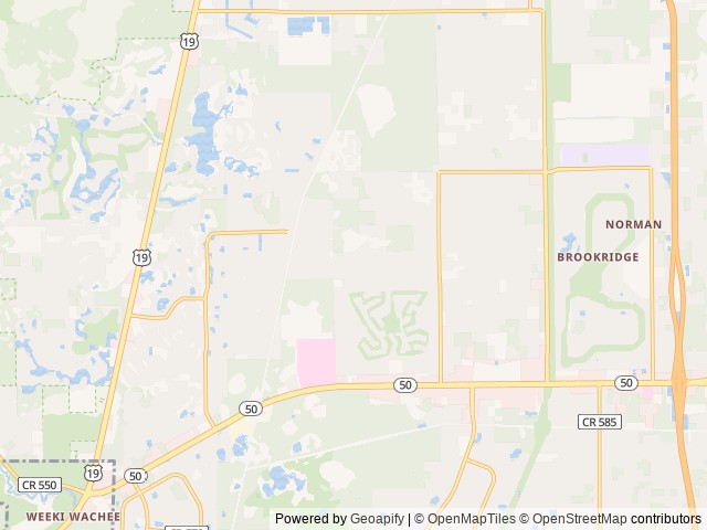 Map for 2024 Coleman Lantern 17b- Light & Easy Tow near Brooksville, FL