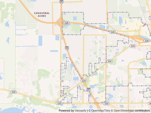 Map for Bailey’s 2024 Forest River Campsite near Cocoa, FL