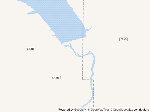Map of Tail Race Campground location at Kemmerer, WY, United States