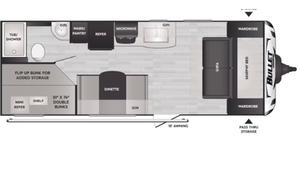 2022 Keystone RV Bullet Crossfire 2200BH
