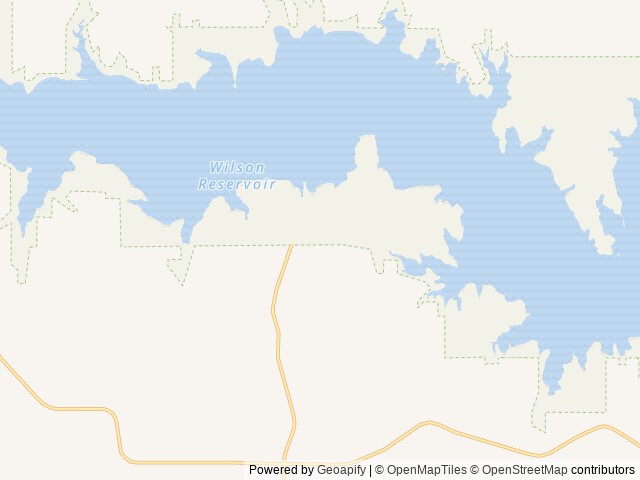 Map of Minooka Park location at Sylvan Grove, KS, United States