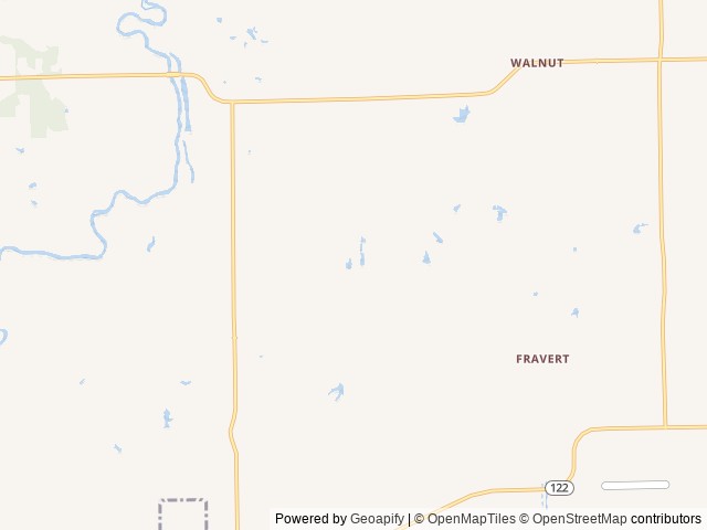 Map of Kentuckiana Kamp and Opry location at Mackinaw, IL, United States