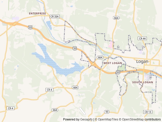 Map of Campbell Cove RV Resort & Campground location at New Marshfield, OH, United States