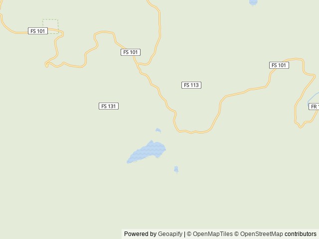 Map of Medicine Bow-Routt National Forest location at Laramie, WY, United States