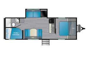 2021 Heartland Trail Runner 26' bunk house