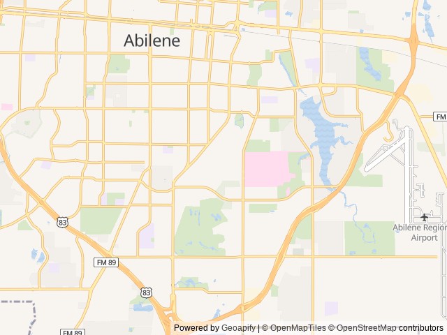 Map for Large Bunkhouse w/King Bed & Outdoor Kitchen near Abilene, TX