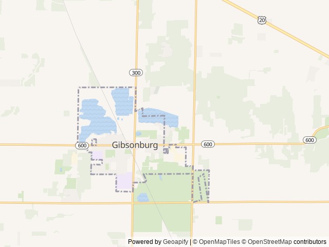 Map of Eagle Lake Camping Resort location at Swanton, OH, United States