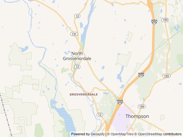 Map for 2017 Hideout 28BHS near Thompson, MA
