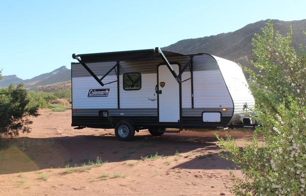 Lightweight and easy to tow Coleman Travel Trailer
