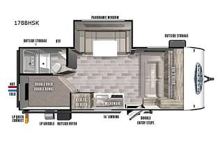 2022 Forest River RV Salem FSX 178BHSK RV rental photo 2