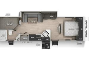 2022 Forest River RV Cherokee Grey Wolf 26DBH